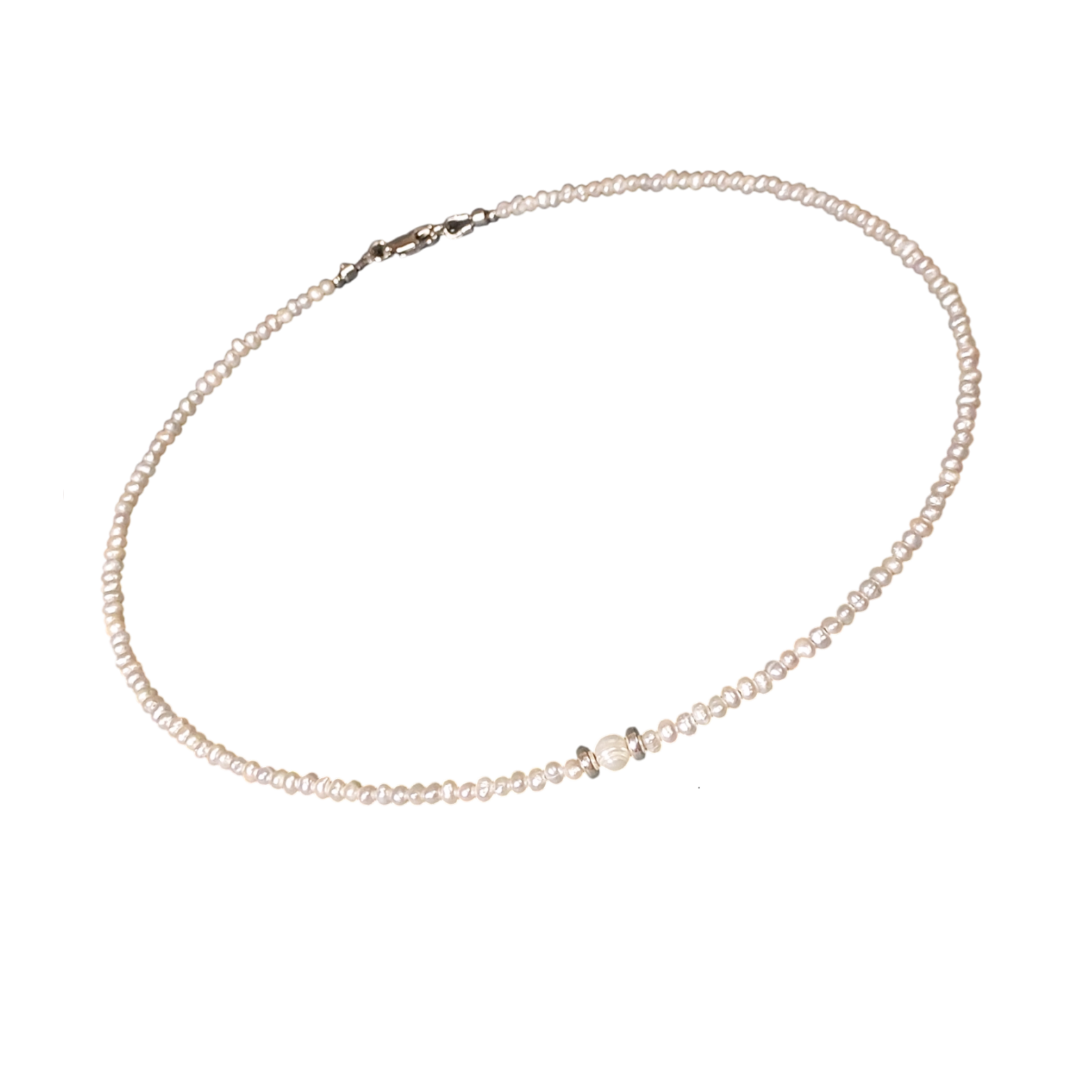 Жіночий чокер з перлин